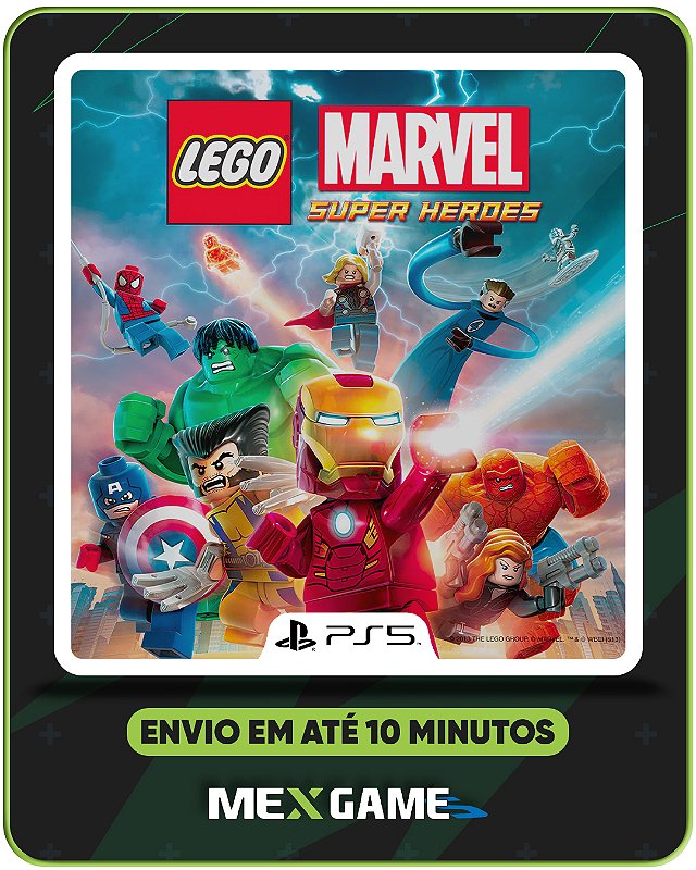 マーヴル・スーパーヒーローズ p706p5g LEGO MARVEL SUPER HEROES - PS5 - MIDIA DIGITAL - Mex Games