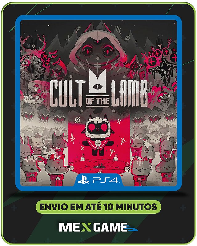 CULT OF THE LAMB - PS4 - MÍDIA DIGITAL - Mex Games
