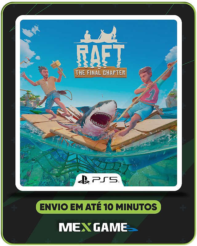 RAFT - PS5 - MÍDIA DIGITAL - Mex Games