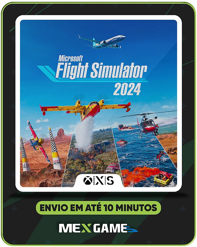 MICROSOFT FLIGHT SIMULATOR 2024 - XBOX SERIES X|S - MÍDIA DIGITAL - Mex ...