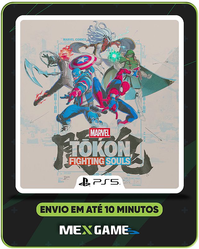 MARVEL TŌKON: FIGHTING SOULS - PS5 - MIDIA DIGITAL - Mex Games