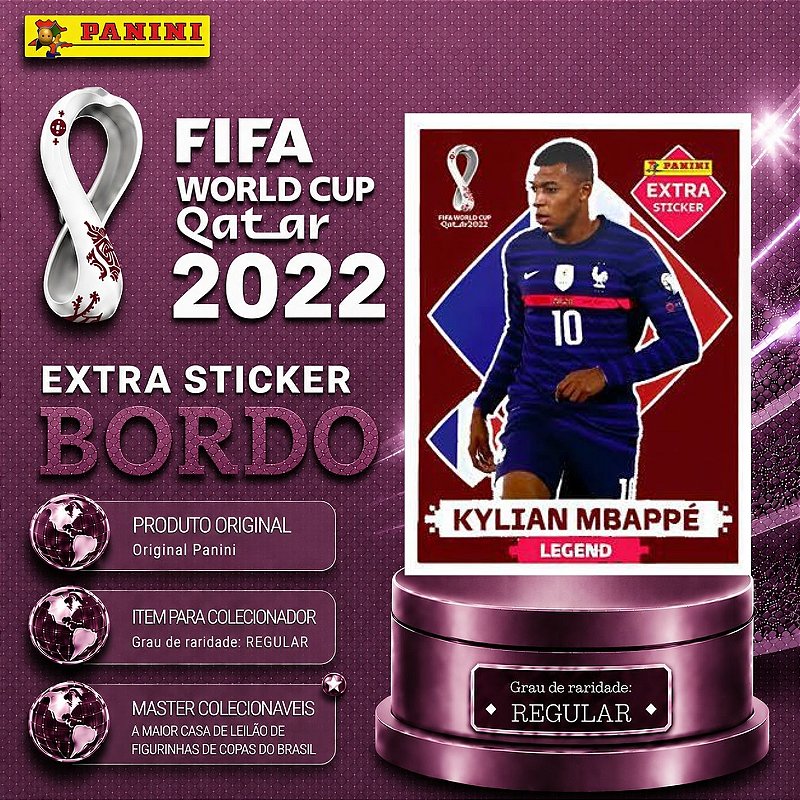 2022 Extra Legend - Kylian Mbappe Bordô (Base) - França - Original