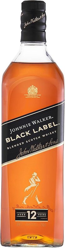 Whisky Johnnie Walker Black Label 750ml - Whisky e Cia