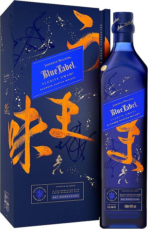 Whisky Johnnie Walker Blue Label Elusive Umami 750ml - Whisky e Cia