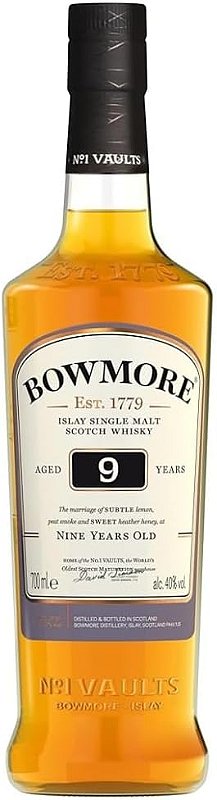 Whisky 9 Anos Bowlmore Single Malt 700ml - Whisky e Cia