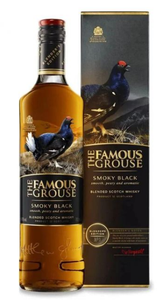 Whisky Escocês The Famous Grouse Smoky Black 750ml - Whisky e Cia