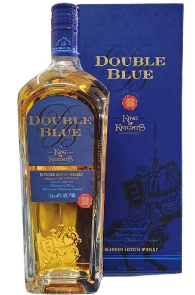 Whisky Double Blue King Of Knights 1L - Whisky e Cia