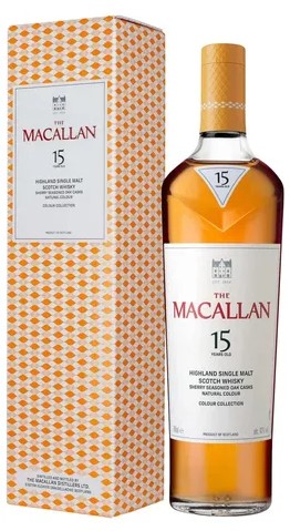 ウイスキー Macallan 15 Years Old Colour Collection The Macallan Colour Collection 15 Anos 700ml - Whisky e Cia