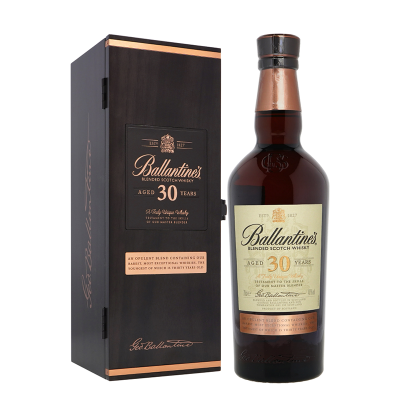 最安値！Ballantine's 30Years ScotchWhisky Ballantine's 30 Anos 700ml - Whisky e Cia