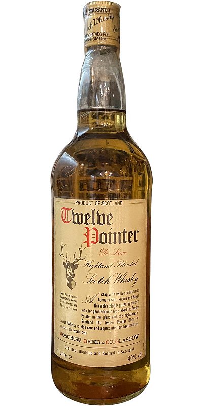 Whisky Twelve Pointer 1L - Whisky e Cia