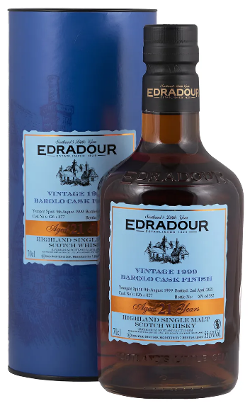 EDRADOUR 21年 シングルモルトウイスキー 700ml Whisky Edradour 21 Anos 1999 Barolo Finish 700ml - Whisky e Cia