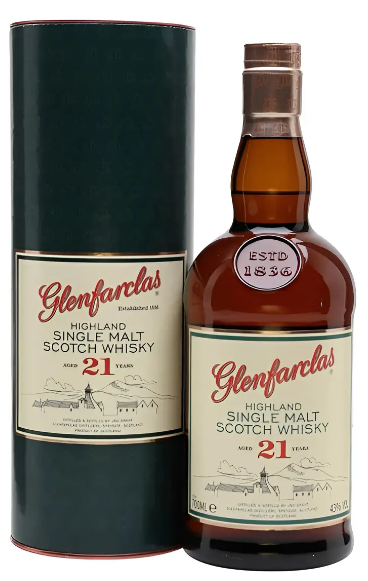 Glenfarclas 21年 シングルモルトウイスキー 700ml Whisky Glenfarclas 21 Anos 700ml - Whisky e Cia