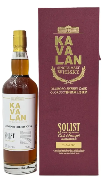 ウイスキー KAVALAN Oloroso Sherry Cask 700ml 54.8% Whisky Kavalan Solist Oloroso Sherry 700ml - Whisky e Cia