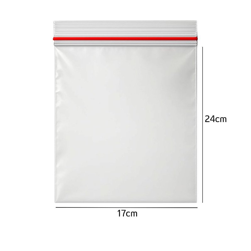 Saco Zip Lock N.08 17X24 Pct 100 Un Talge - Caixas de Papelão e