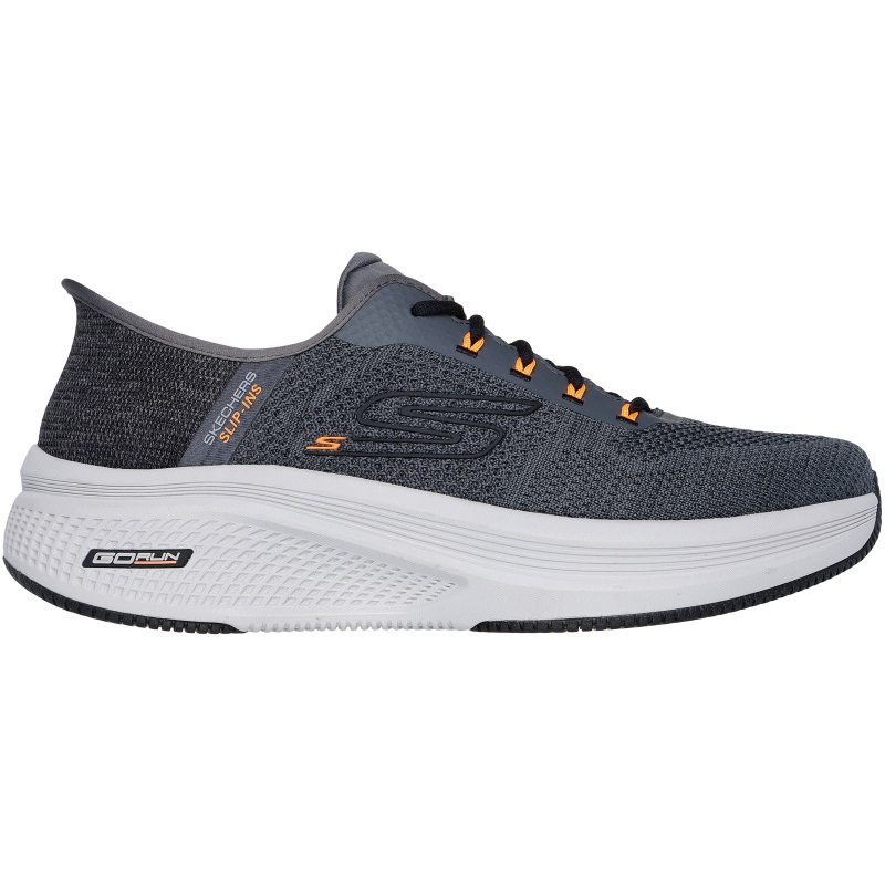 Tênis Skechers Masculino Go Run Elevate 2.0 - Steady Motion - Grafite e Laranja