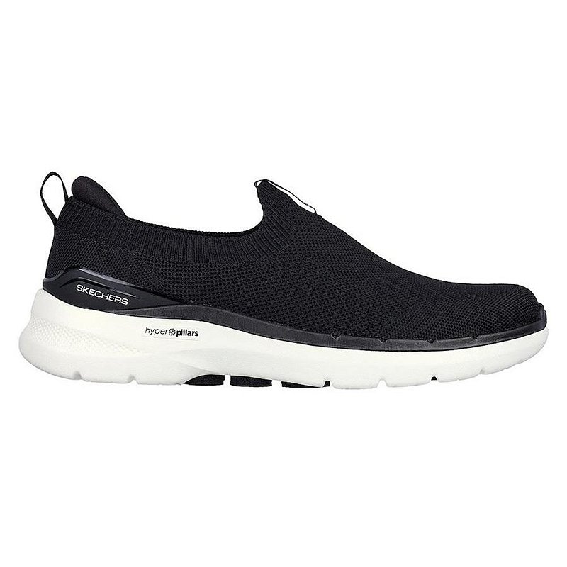 Tênis Skechers Go Walk 6 Masculino - Preto e Branco