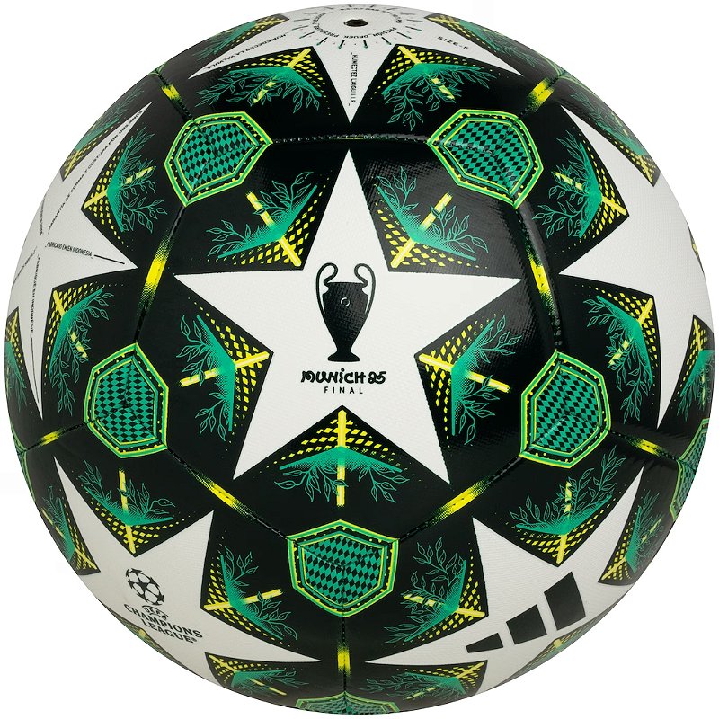 Bola Adidas Training UCL Munich 25 – Branco e Verde