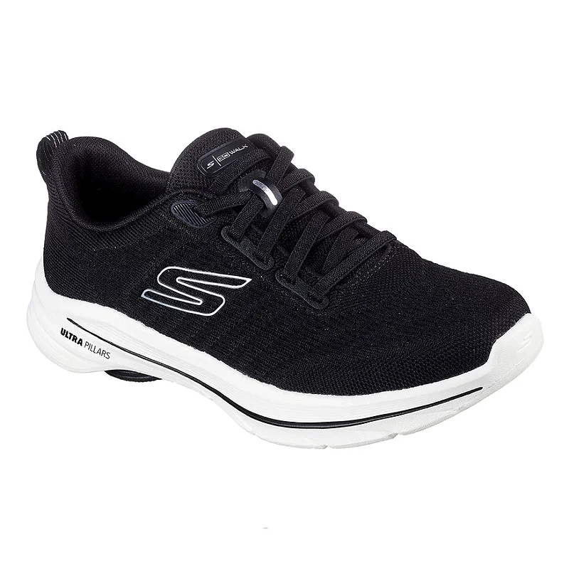 Tênis Skechers Feminino Go Walk 8 - Preto e Branco