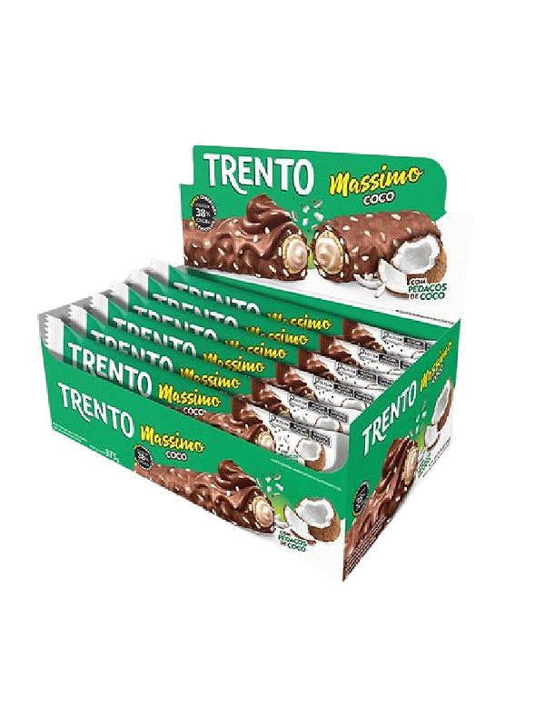 CHOC PECCIN TRENTO MASS COCO 15UN (8) DP/1 - Distribuidora Brisa