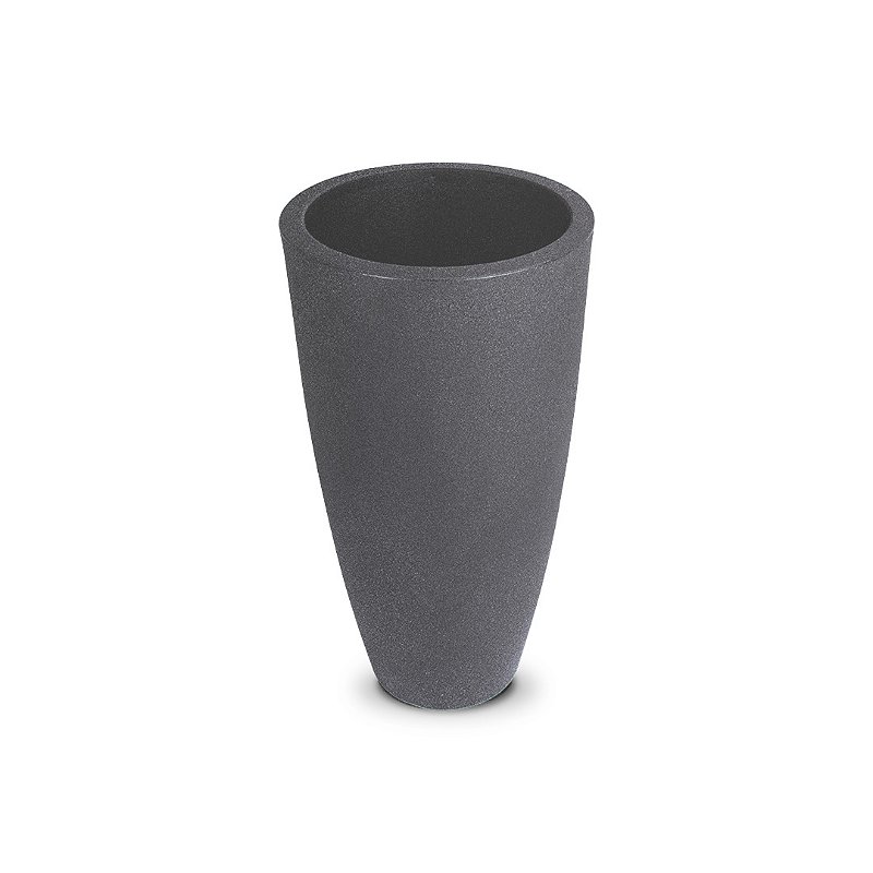 VASO elegante VIETNAMITA FOSCO 98 POLIETILENO PRETO MÁRMORE