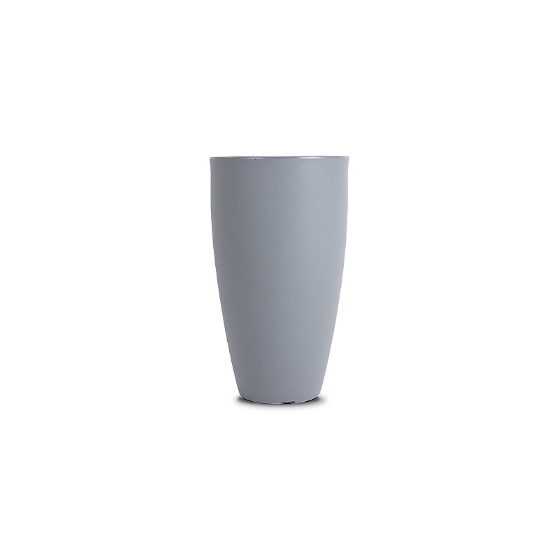 VASO luxo VIETNAMITA FOSCO 50 POLIETILENO CINZA para lobby