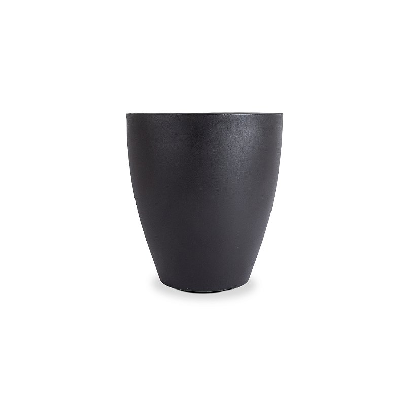 VASO VIETNAMITA FOSCO 66 POLIETILENO premium PRETO ABSOLUTO