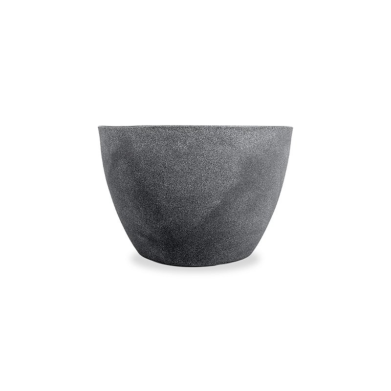 VASO VIETNAMITA FOSCO 48 XL POLIETILENO PRETO MÁRMORE sala