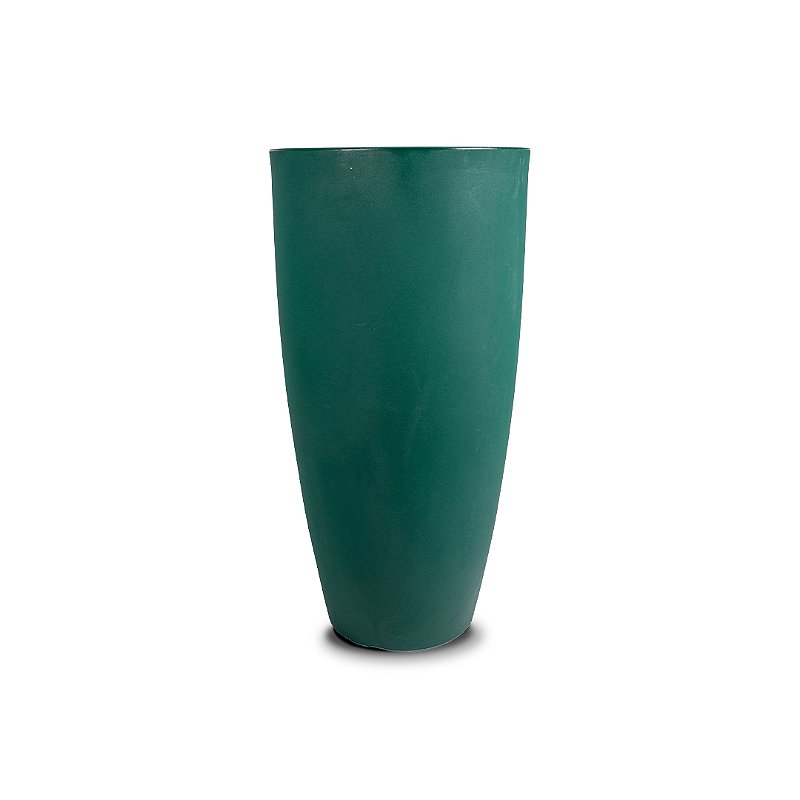 VASO VIETNAMITA FOSCO 98 POLIETILENO VERDE contemporâneo