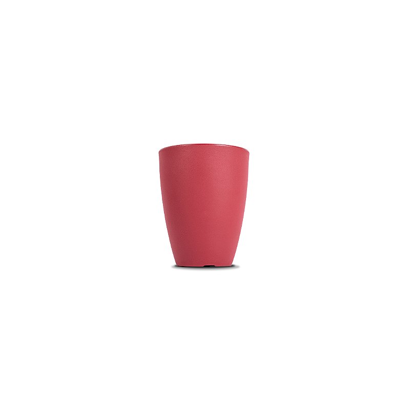 VASO VIETNAMITA FOSCO 31 POLIETILENO elegante VERMELHO luxo