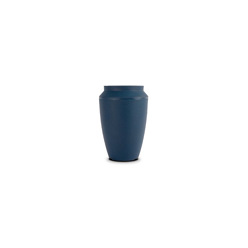 VASO design contemporâneo THAI 35 POLIETILENO AZUL MACAUBA