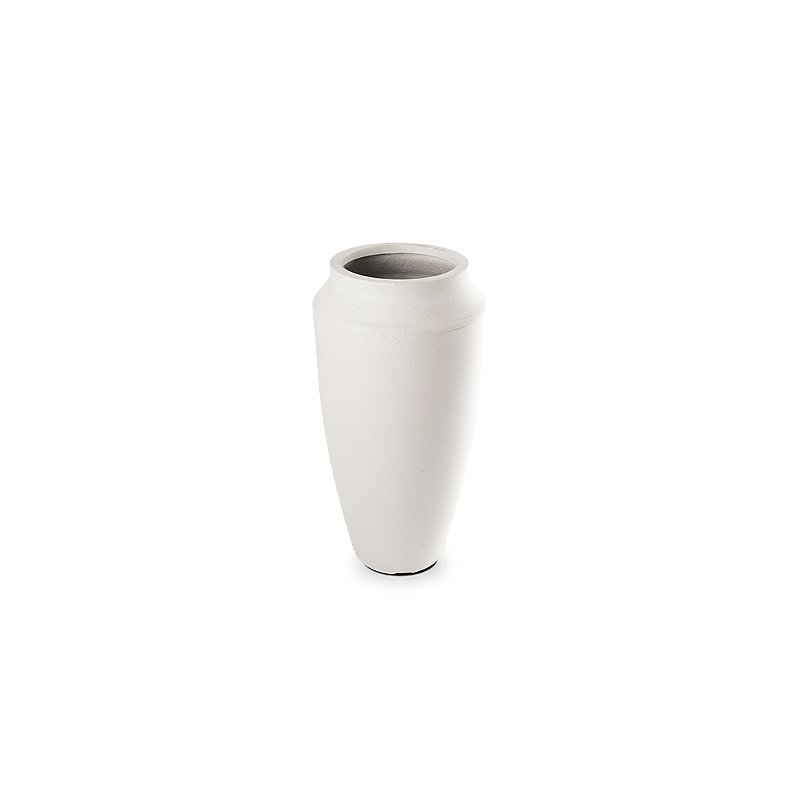 VASO para paisagismo THAI 58 POLIETILENO BRANCO MÁRMORE