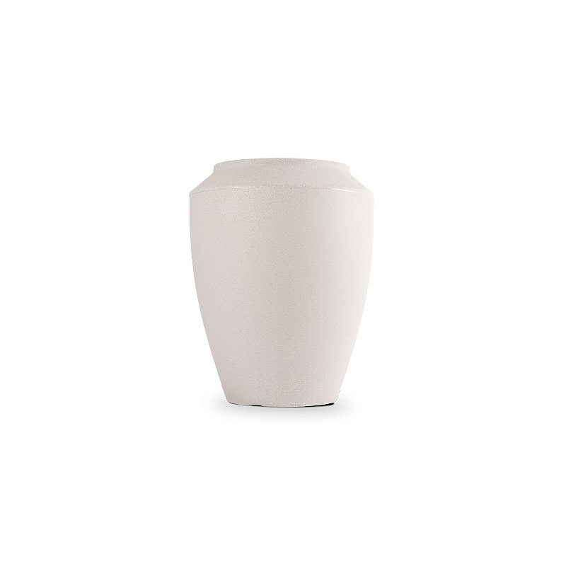 VASO THAI 78 POLIETILENO planta sol pleno BRANCO MÁRMORE