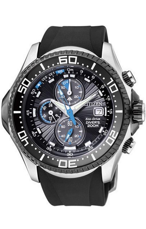 RELOGIO CITIZEN BJ2110-01E MASCULINO ECO-DRIVE AQUALAND - TZ30348J