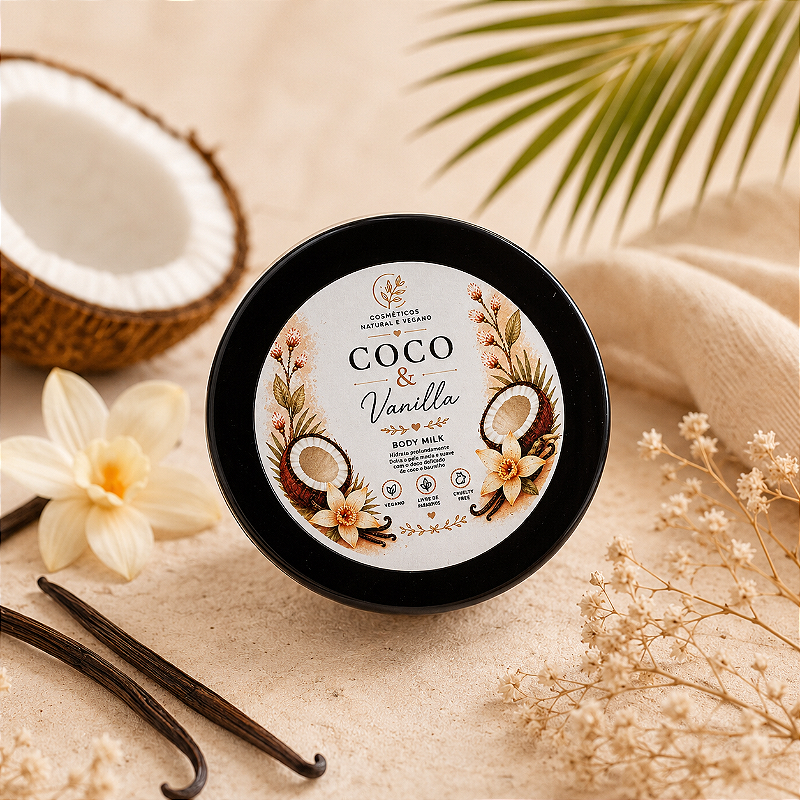 Body Milk Coco Vanilla Mousse Hidratante