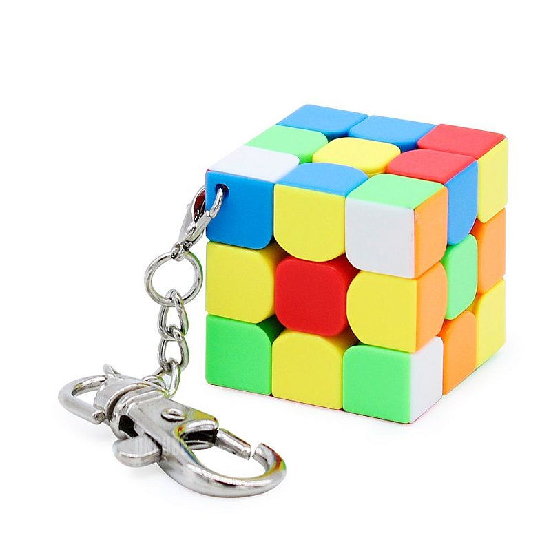 Chaveiro Cubo Magico 3x3x3 Moyu 3cm - Cubo Store - Sua Loja de Cubo Magico  Online!