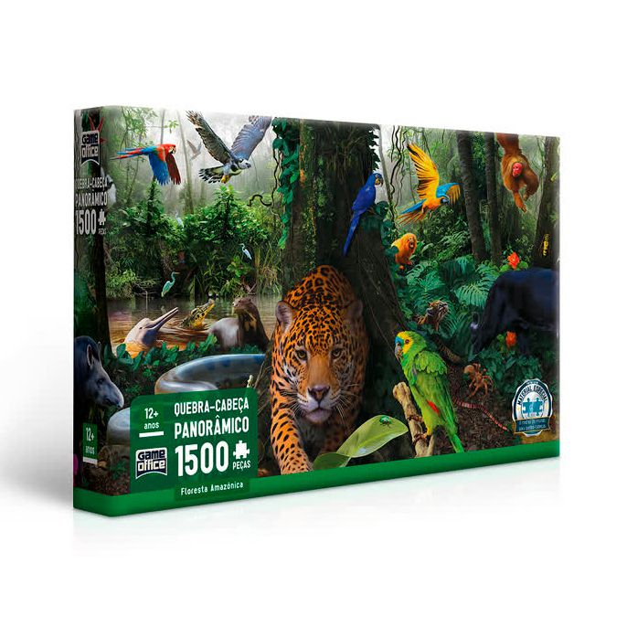 Quebra-Cabeça – Descobrindo os Animais na Selva – Afeto Lúdico