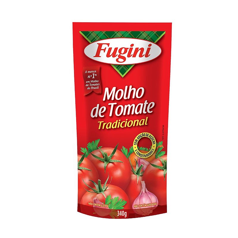 Molho de Tomate Tradicional Fugini 340g