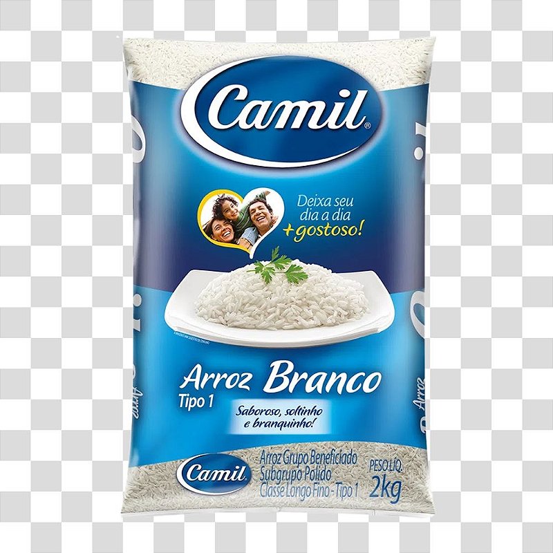 Arroz Branco Camil Tipo 1 2kg