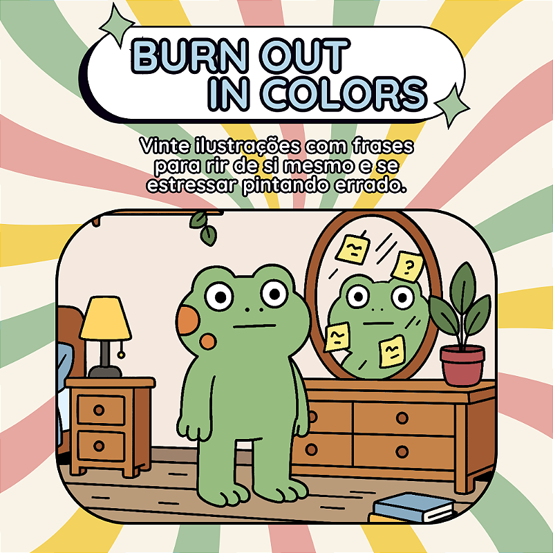 Burnout in Colors - Livro de Colorir