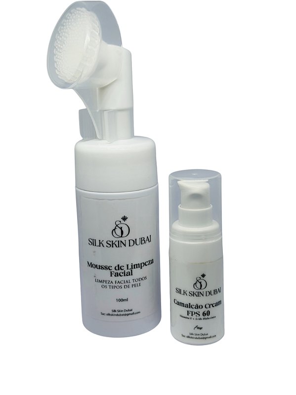 Kit Skincare Essencial - Mousse de limpeza + Camaleão Cream FPS 60