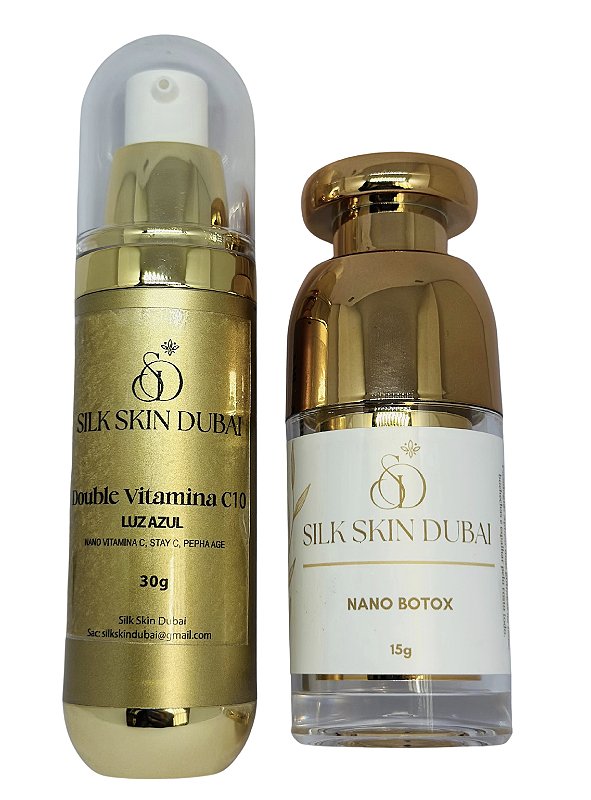 Duo Rejuvenescimento Nano Botox 15 g + Vitamina C10 30 g