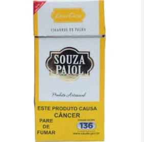 Cigarro de Palha Palheiro Souza Ouro Tradicional Paiol