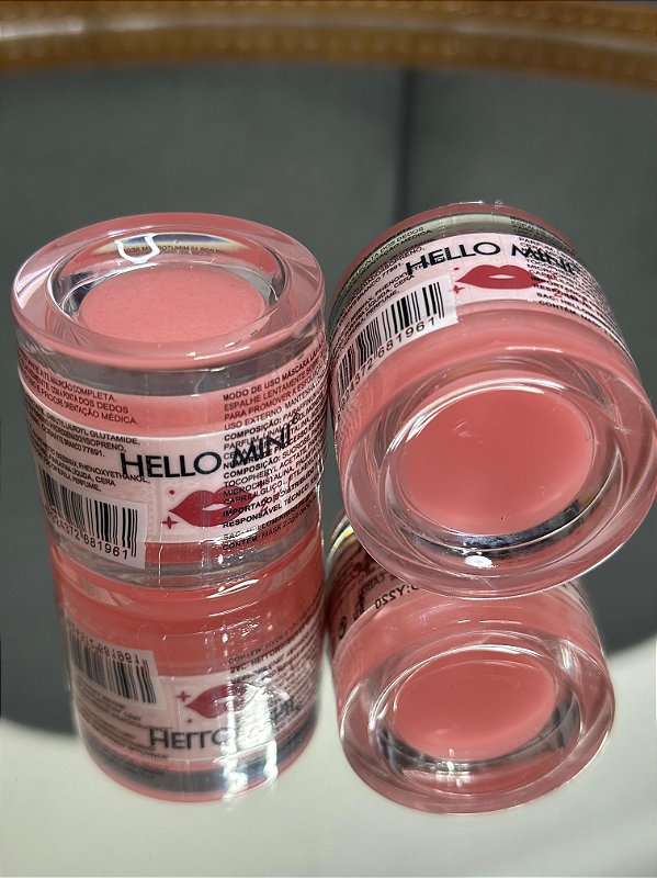 Máscara e Esfoliante Labial Double Care - Hello Mini