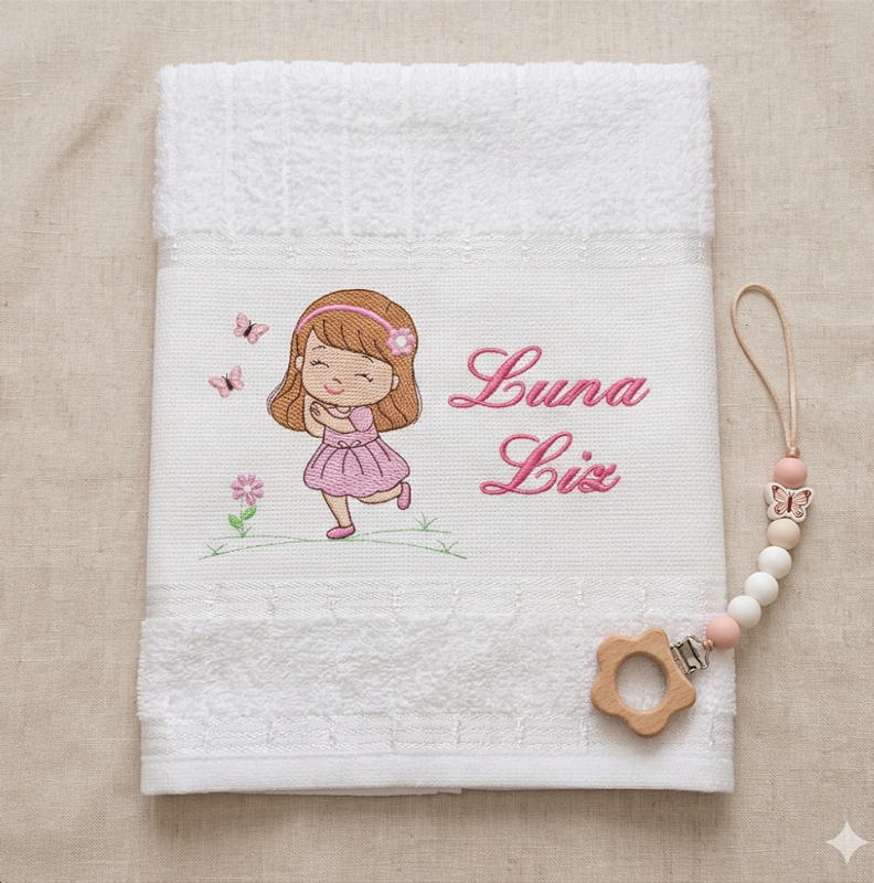 Toalha de Mão Infantil Personalizada