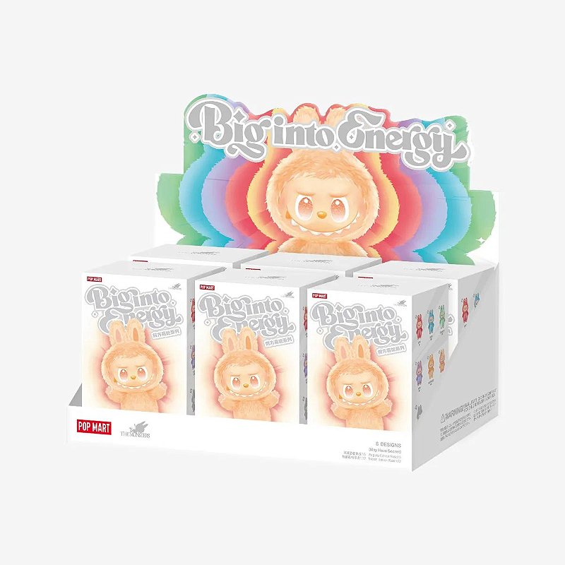 Pop Mart Labubu Big Into Energy Original - Caixa com 6 Unidades