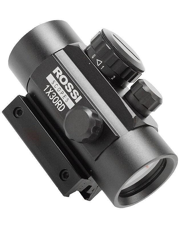 Mira Holográfica Rossi 1x30rd Laser Red Mount 3/8 E 7/8 - Loja de