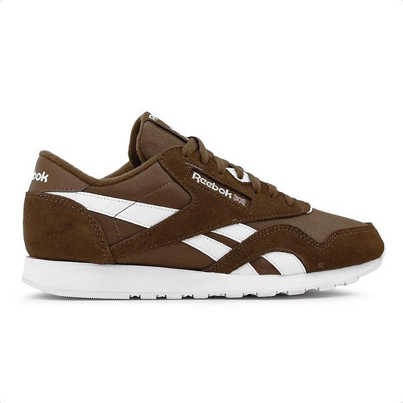 Tênis Reebok CL Nylon Masculino Marrom - Radical Place - Loja