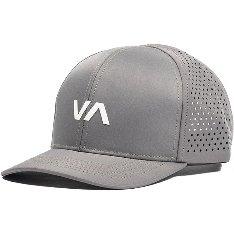Boné RVCA Aba Curva Vent Cap Strapback WT24 Cinza Escuro Boné RVCA Aba Curva Vent Cap Strapback WT24 Cinza Escuro
