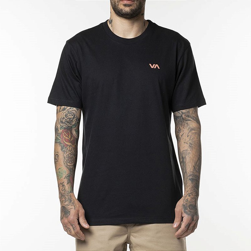 Kit 2 Camisetas RVCA 2K VA RVCA WT24 MAsculina PretoBranco Radical Place Loja Virtual de Produtos Esportivos