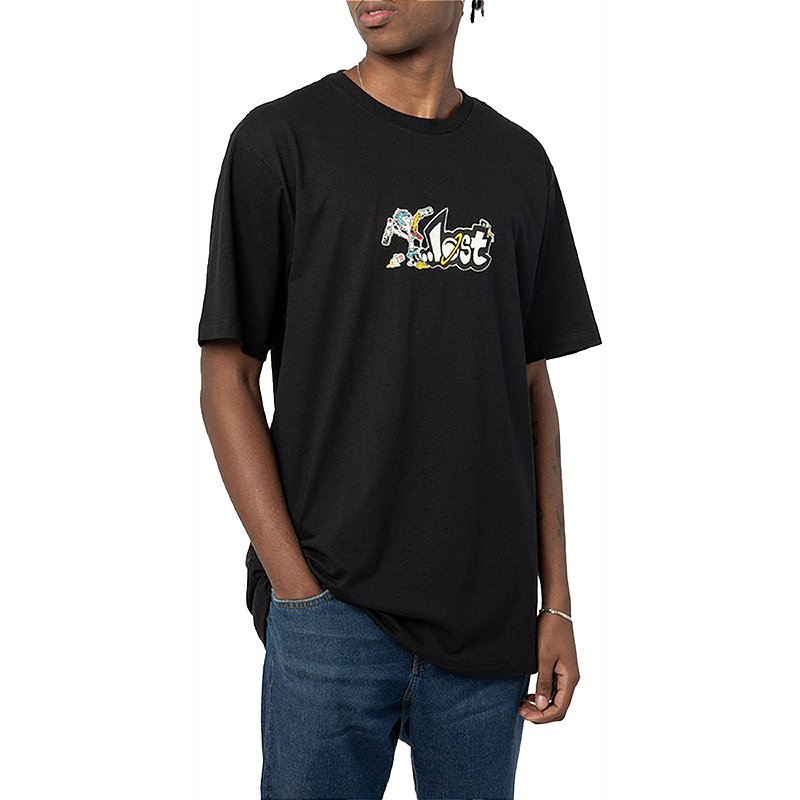 Camiseta Lost Lost Drunk WT24 Masculina Preto - Radical Place
